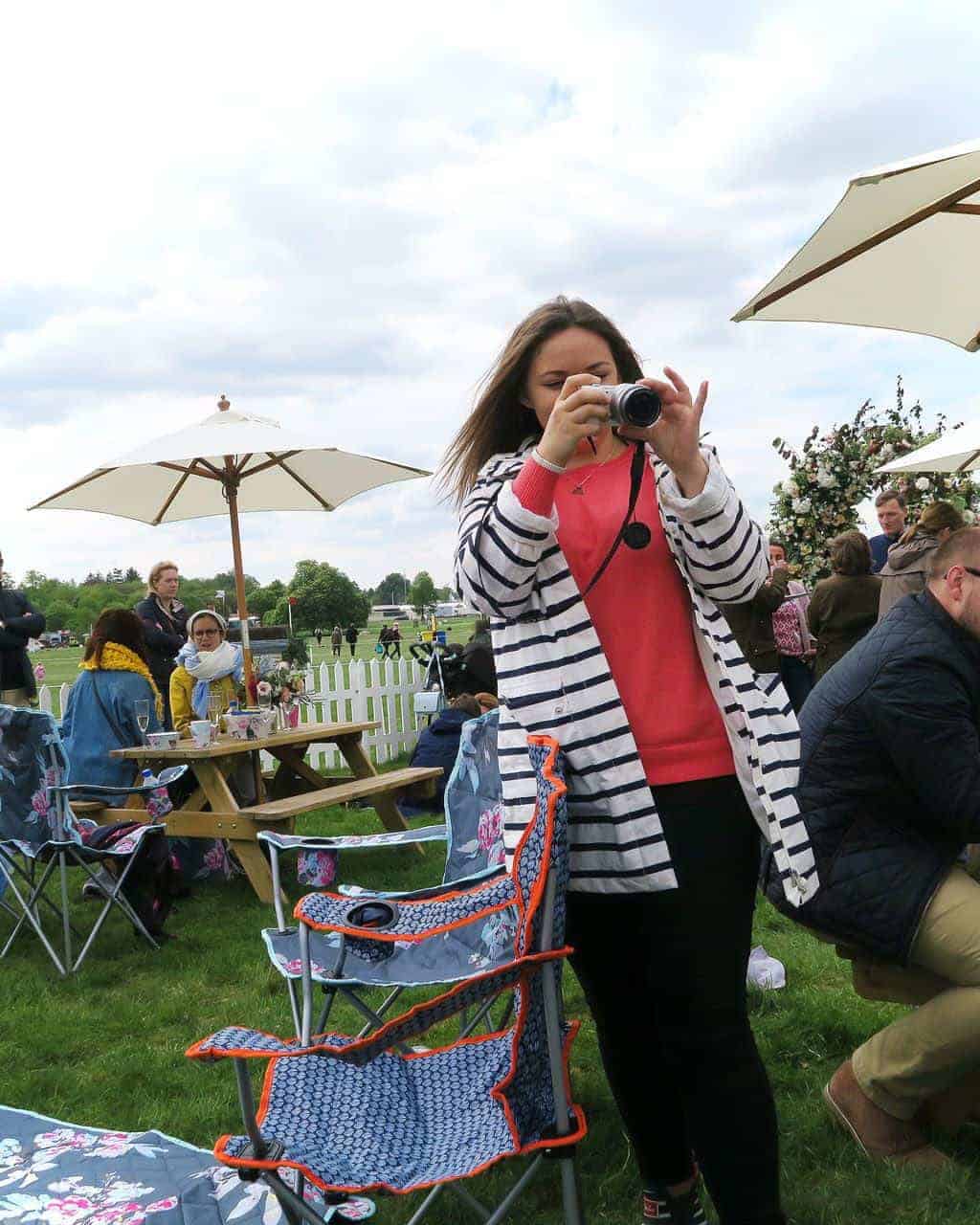 Joules floral outlet camping chair